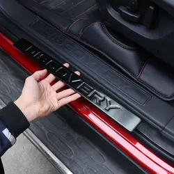 For Land Rover Discovery Sport 2015-2021 Stainless Steel Car Door Sill Scuff Plate Cover Trim Stickers Car Accessories