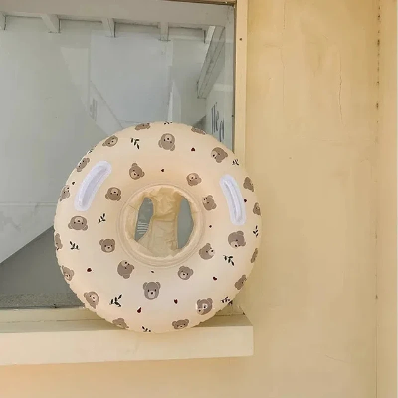 

Корейский круг для детского плавания Instagram, мультяшный медведь для мальчиков и цветное кольцо для сиденья, спасательное кольцо против опрокидывания для детей