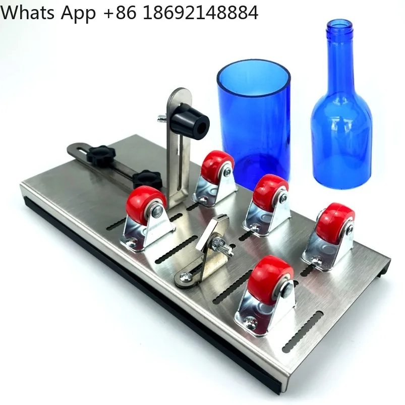

New glass bottle black cutting tool, metal DIY wine bottle tool cutter set