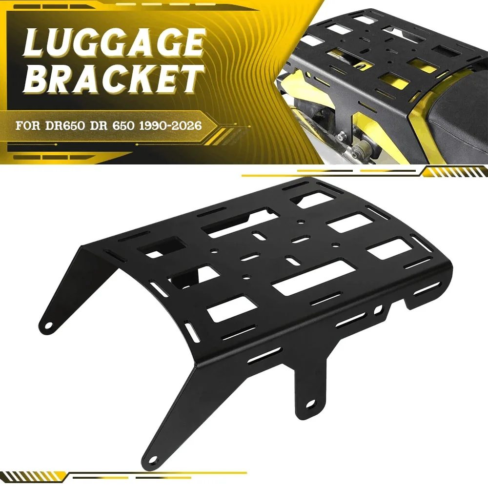 

1990-2026 DR650 Motorcycle Rear Luggage Bracket Seat Rack Carrier Plate Shelf Cargo Tail For Suzuki DR 650 2022 2023 2024 2025