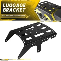 1990-2026 DR650 Motorcycle Rear Luggage Bracket Seat Rack Carrier Plate Shelf Cargo Tail For Suzuki DR 650 2022 2023 2024 2025