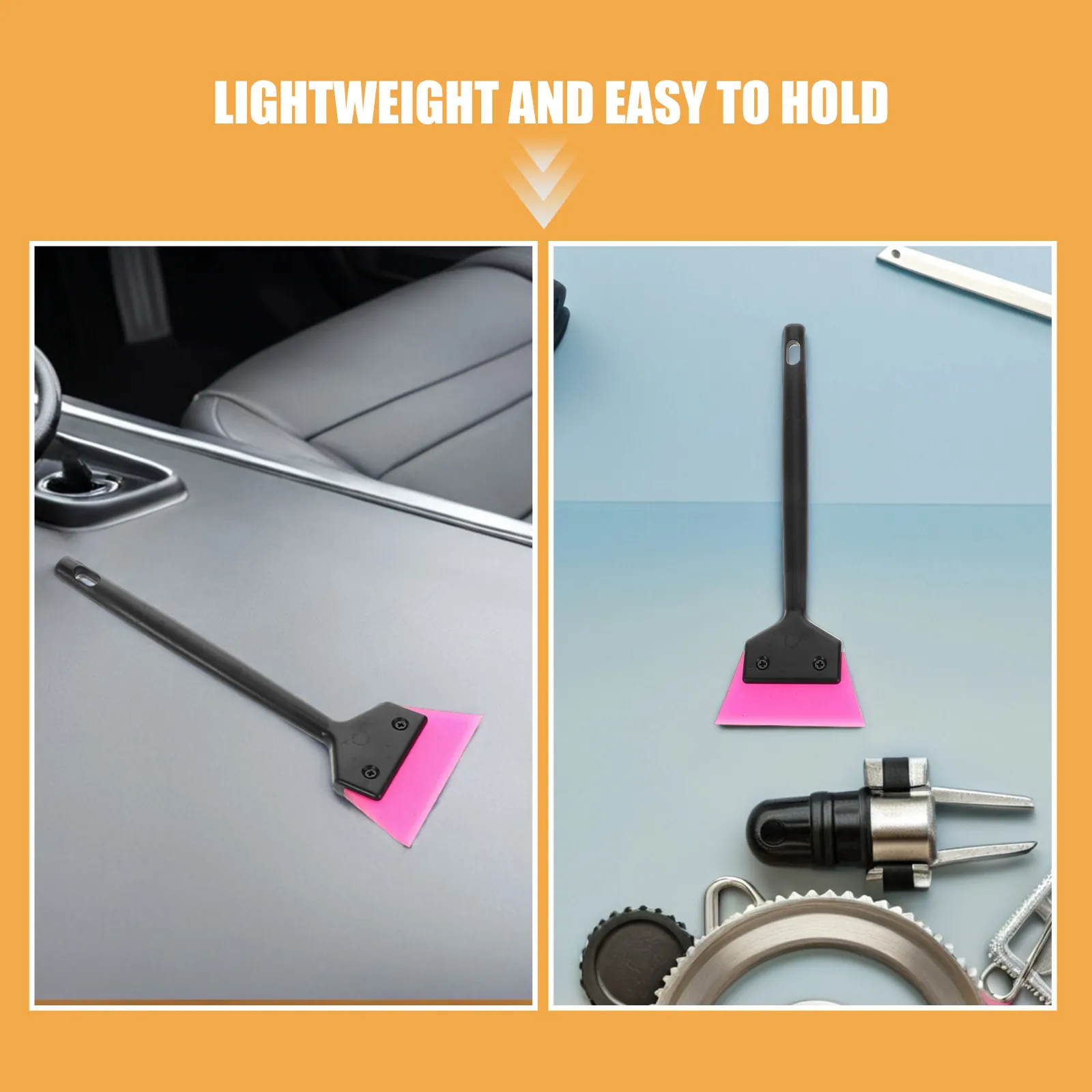 4Pcs Car Film Squeegee Stable Plastic Decal Spreader Mini Auto Vinyl Wrap Tool Kit Bubble-Free Vehicle Film Installation Window