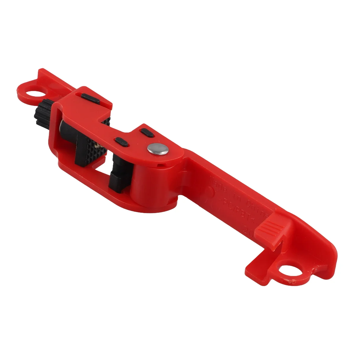 Red Electrical Box Circuit Breaker Lockout, Tagout Breaker Box Lock for Standard Single and Double Toggles