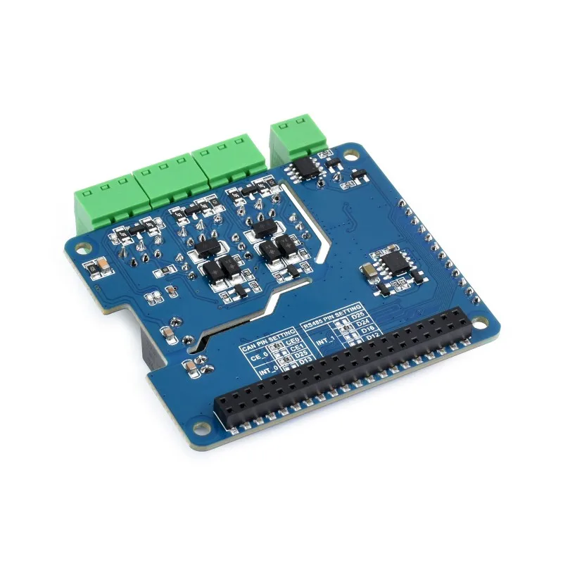 Imagem -02 - Isolado Pode Hat b para o pi da Framboesa o 2-ch Rs485 e o 1-ch Pode Multi Proteções Rs485