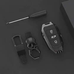 Zinc Alloy Car Key Cover Case Shell For Peugeot 208 2008 308 3008 408 508 107 301 Citroen C4 CACTUS C5 DS4 DS5 Holder Fob
