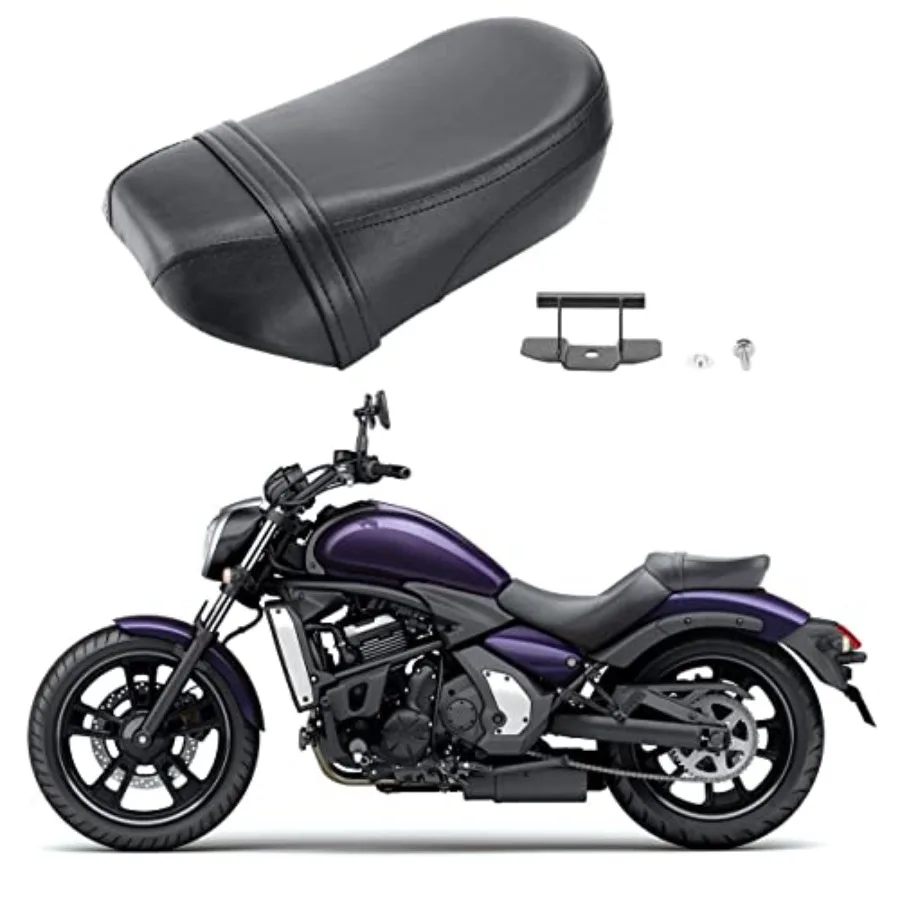 

Passenger Pillion Seat for Kawasaki Vulcan S 650 VN650 2015-2025 Long-Distance Comfort Waterproof Easy Install with Hardware