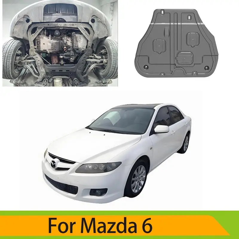 

Car Accessories Black Under Engine Guard Mudguard Board Splash Shield Mud Fender Plate Panel For Mazda 6 2006-2015