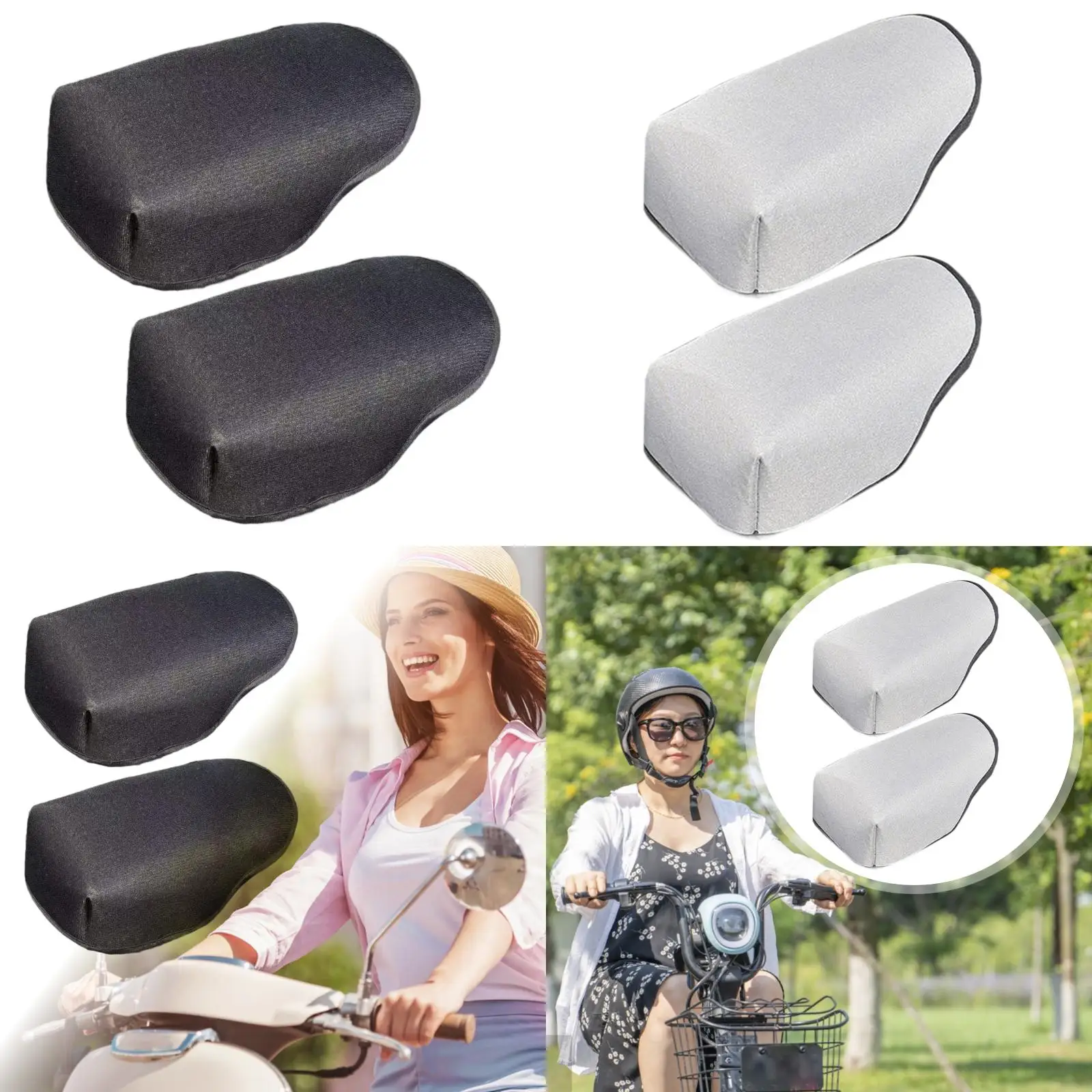 

1 Pair Motorcycle Handlebar Gloves Versatile Practical Riding Summer Universal Accessories Breathable Mesh Mitts Handlebar Cover