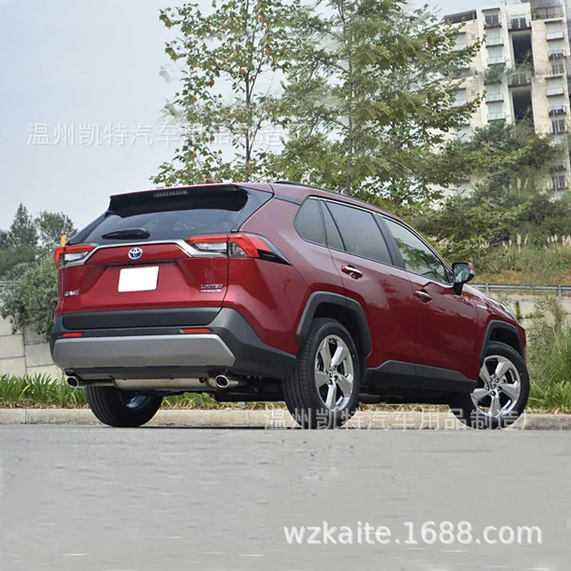 

Хромированная задняя верхняя крышка багажника для Toyota RAV4 RAV 4 XA50 2019 2020 отделка задняя дверь из углеродного волокна защитная полоса F