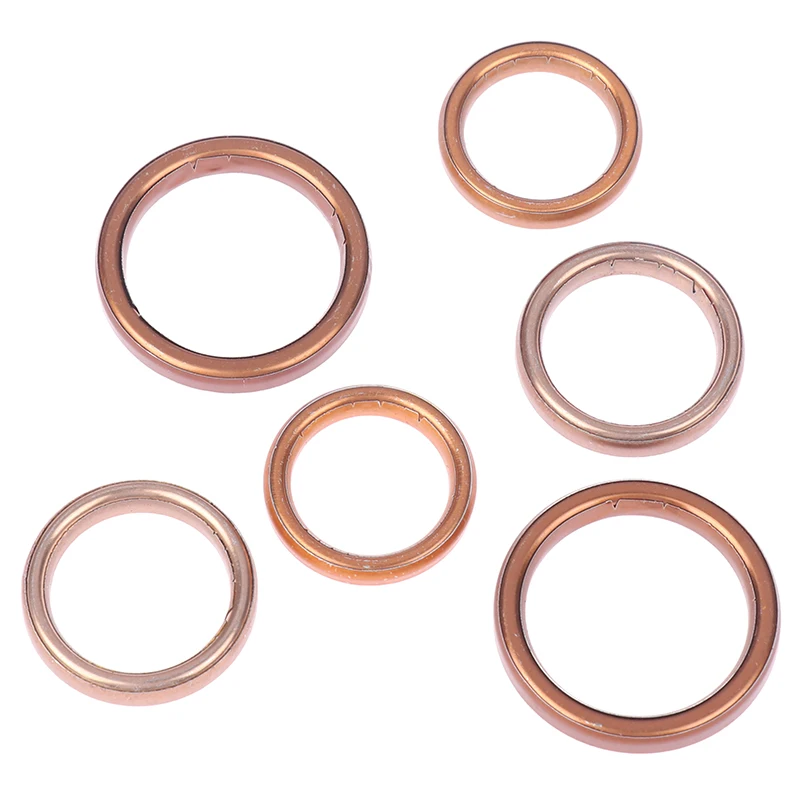 10 PCS Muffler Exhaust Gasket For Motorcycle GY6 70cc 100cc 110cc 125cc 150cc Scooter Bike ATV Moped