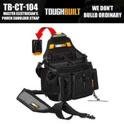 ToughBuilt TB-CT-104 Master Electrician's Pouch + Shoulder Strap Tools Packaging Bag