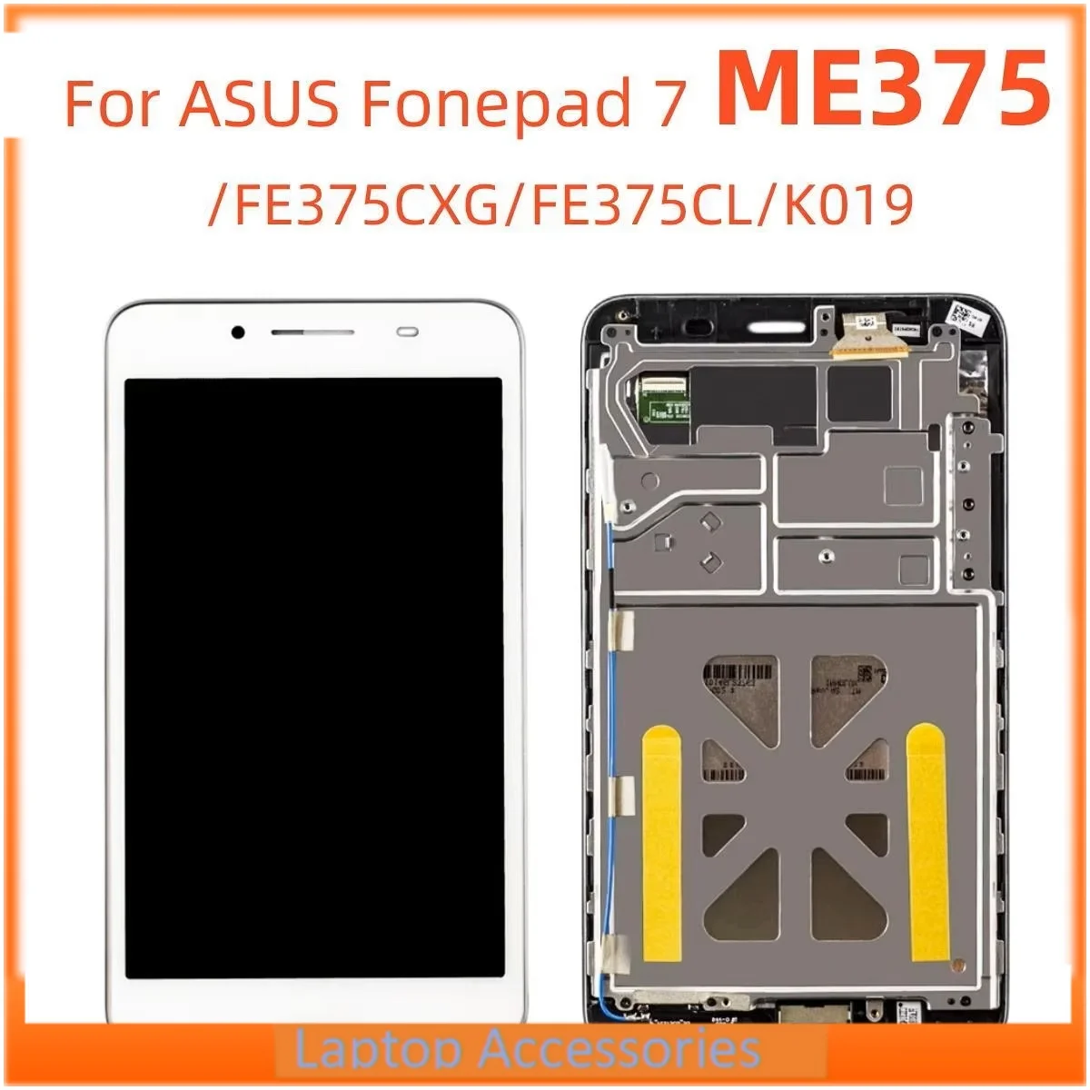 HJ для ASUS Fonepad 7 FE375 FE375CG FE7530CXG ME375 FE375CXG FE375CL K019 ЖК-дисплей с цифровым преобразователем сенсорного экрана в сборе с рамкой