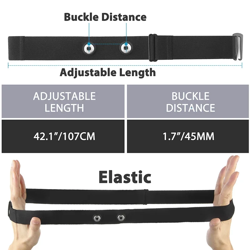 حزام بديل لمراقبة معدل ضربات القلب ، معدات اللياقة البدنية ، حزام حساس ، قطبي H7 ، H9 ، H10 ، كوسكو ، واهو ، تيك ، غارمين ، 1 * *