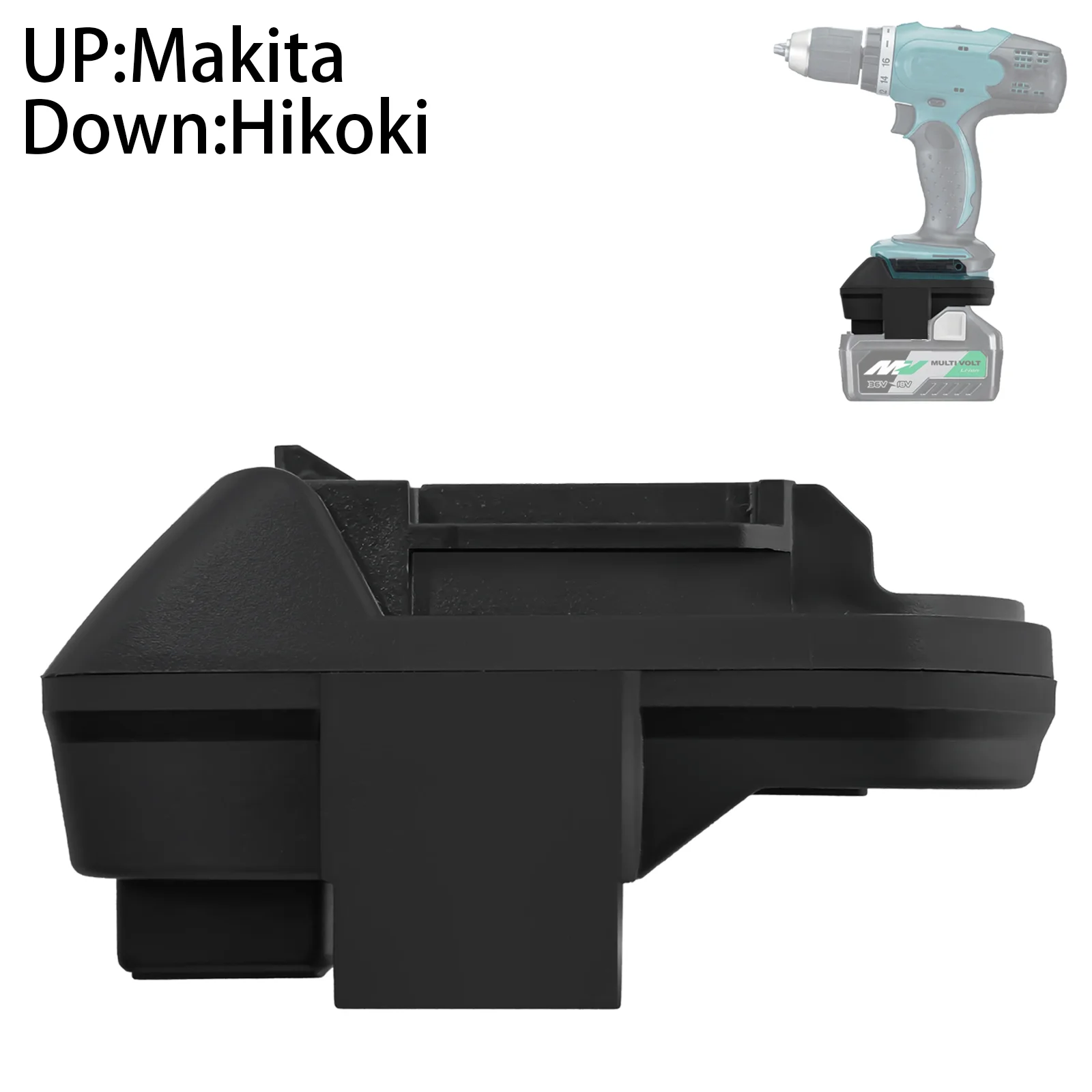 Adaptor for Hitachi 18V/36V HIKOKI Battery Adaptor to Makita 18V LXT Tool Use BL1840 BL1850 BL1860B (Ship Adaptor Only)