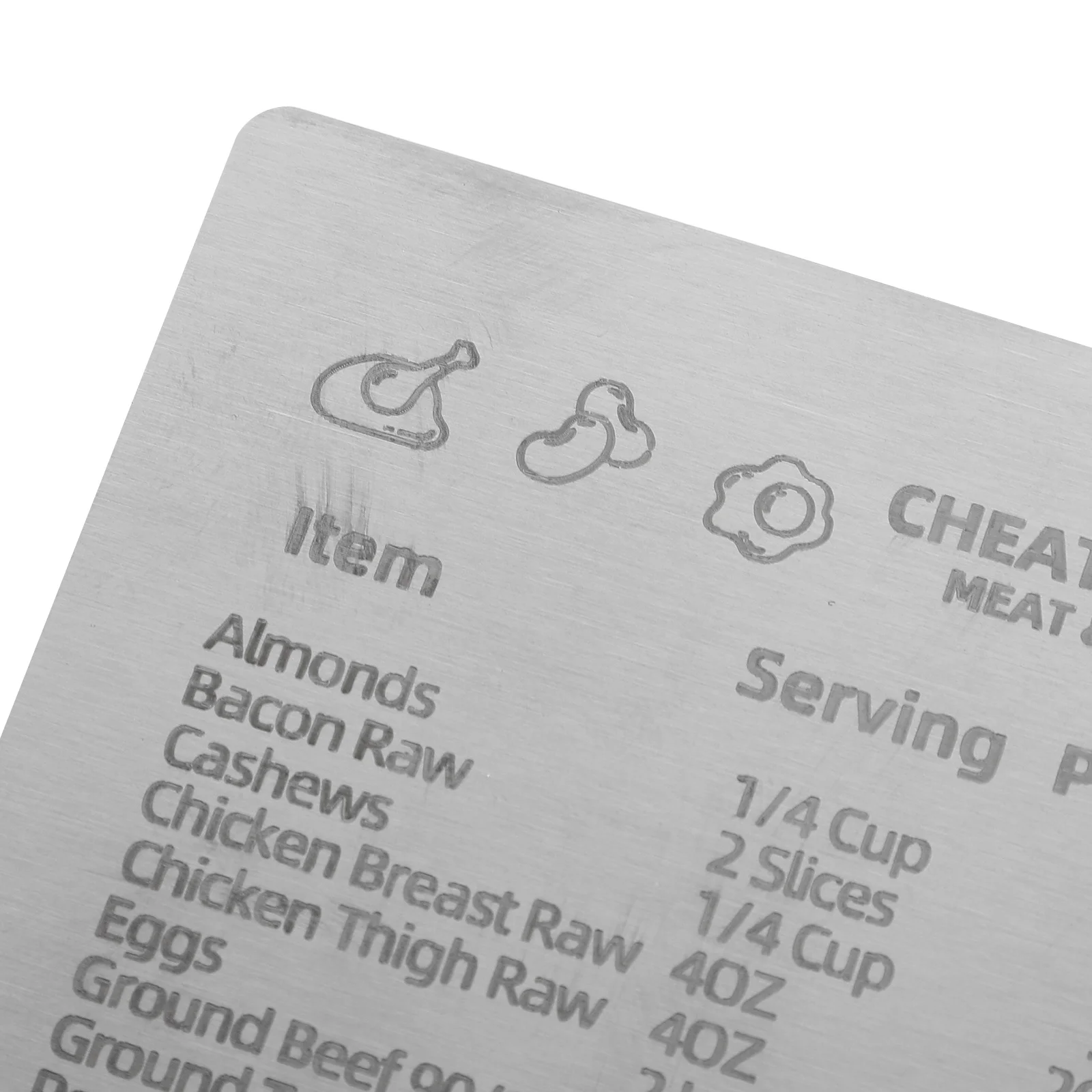 

Compact Measure Equivalents Chart for Home Kitchen Wall Or Fridge Display Clear Scale Easy Read Baking Essential Household Tool