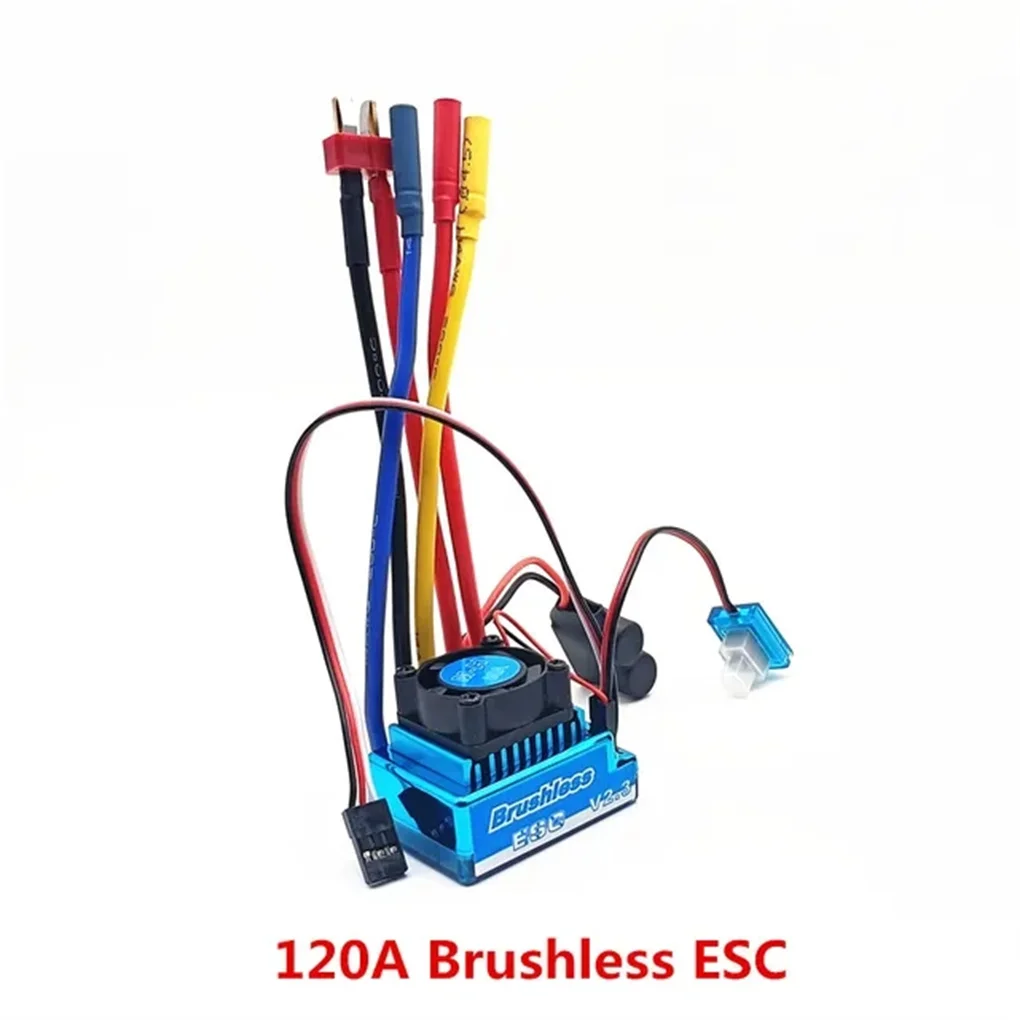 RCGOFOLLOW Brushless ESC Electric For 1/8 1/10 1/12 WPL TRX4 SCX10 Wraith Capra MST CC01 Crawler