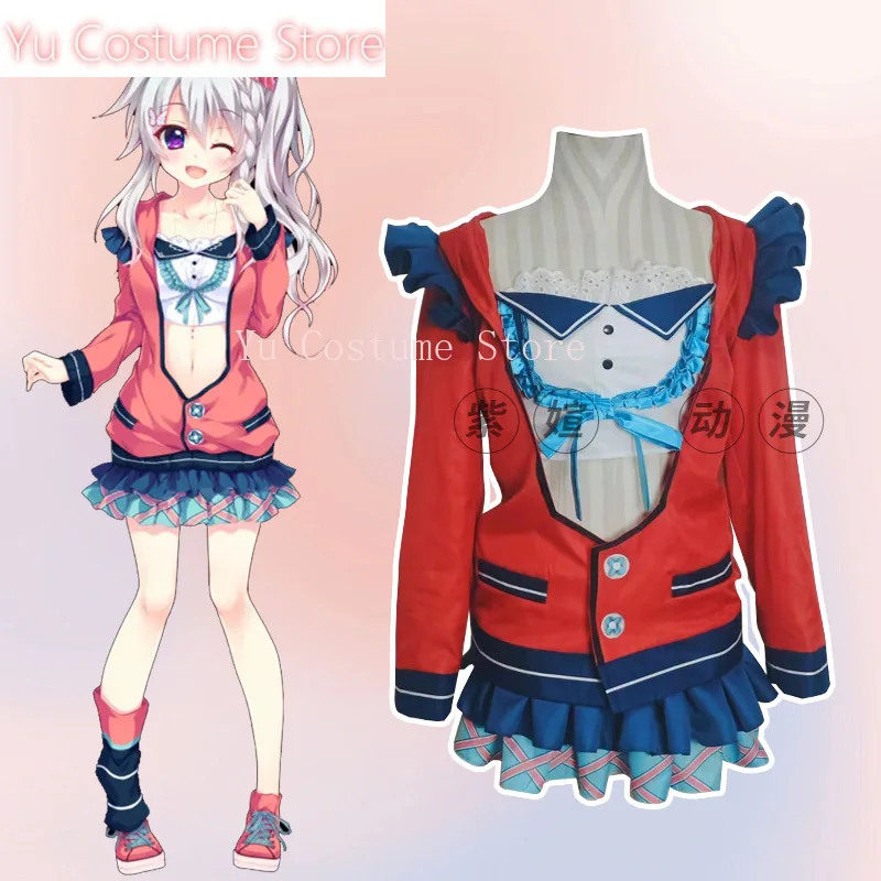 

9Nine Amakusa Shiro Косплей Костюм-красная куртка Одежда для выступлений Одежда для игр Хэллоуин Карнавальная униформа на заказ