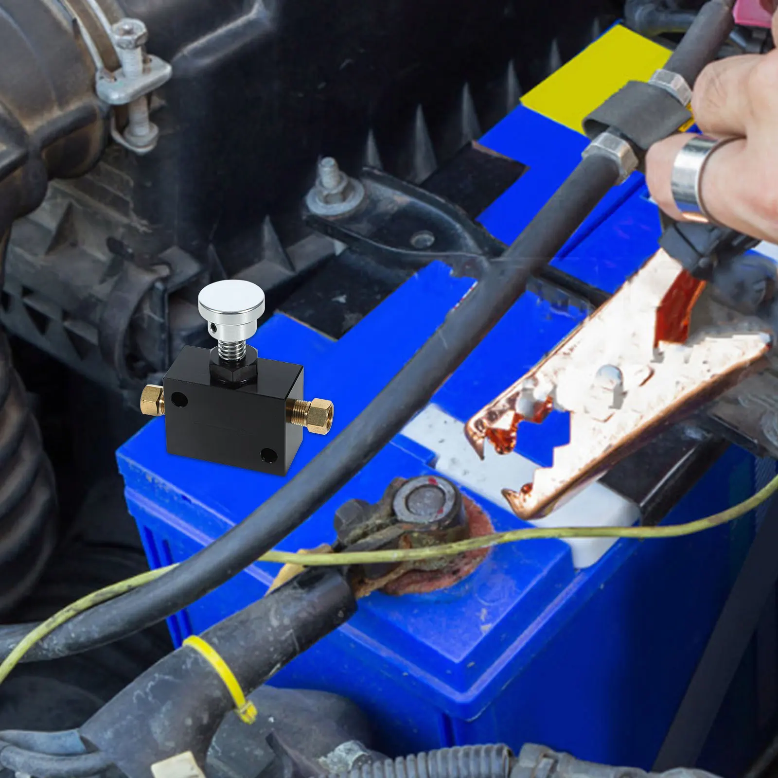 

Kit Hydraulic Park For Car Disc Drum Pressure Car Pressure Line Lock Holder Manual Brake Lock Auto Brake Protection