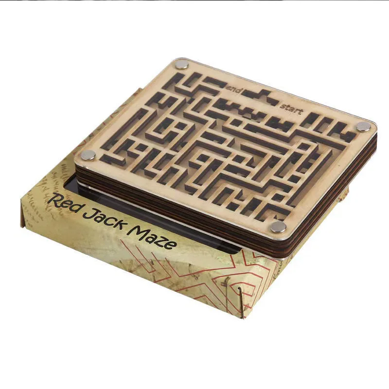 Labyrinthe en bois pour enfants, Puzzles intelligents, Labyrinthe, Jeux Iq, Jouets