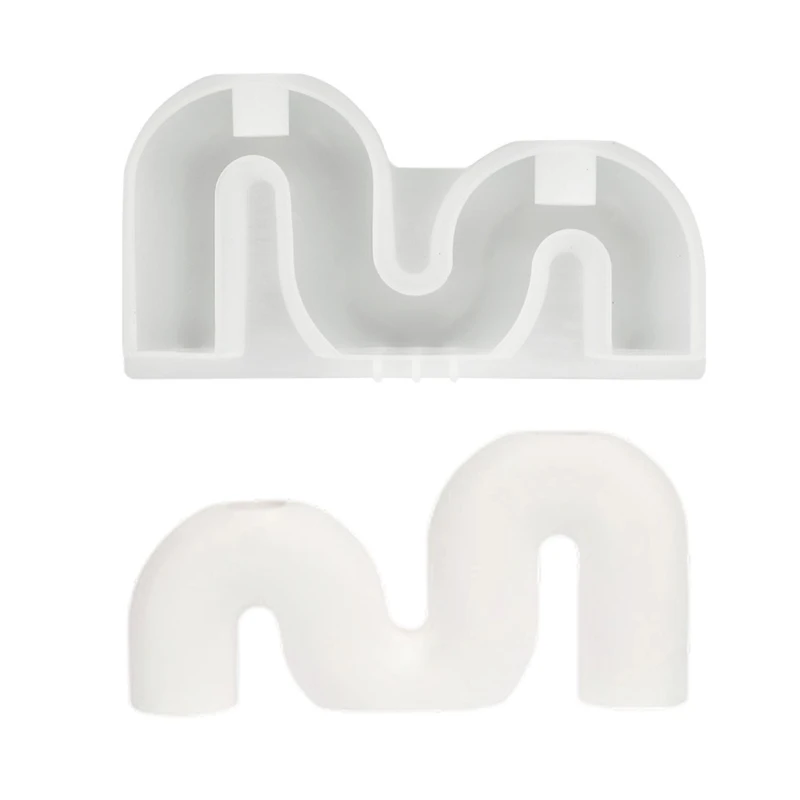 

652F Premium Silicone Molds with Arched S and M Shapes Reusable Baking Grade DIY Crafting Supplies for Crafting