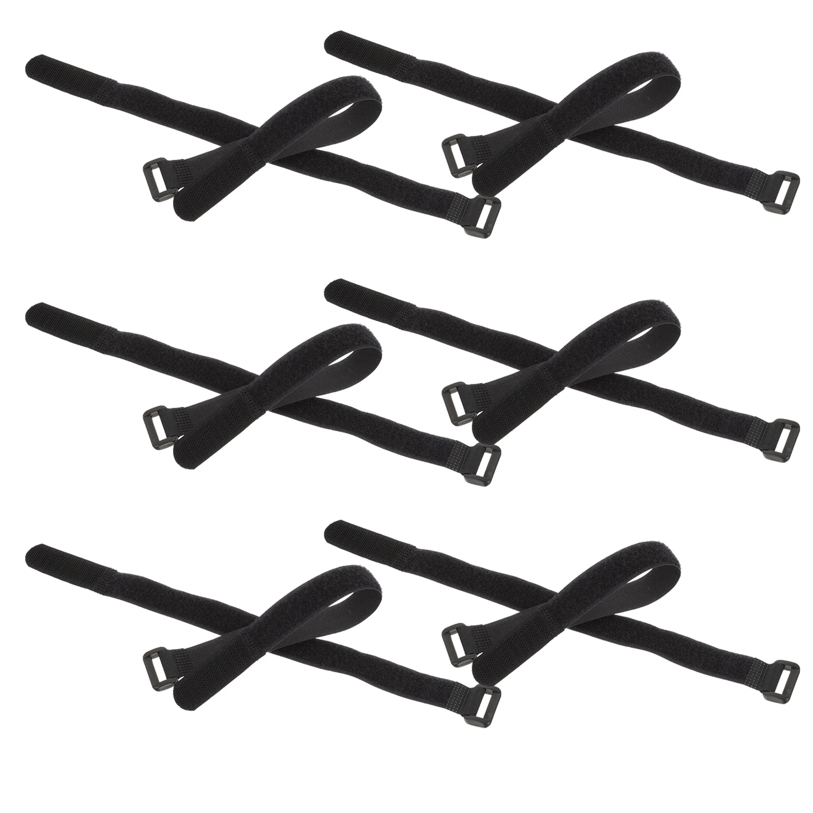 

12pcs Black Cable Ties Adjustable Nylon Strap Wire Management Bike Rack Gear Replacement Straps Cord Organizer Reusable Durable