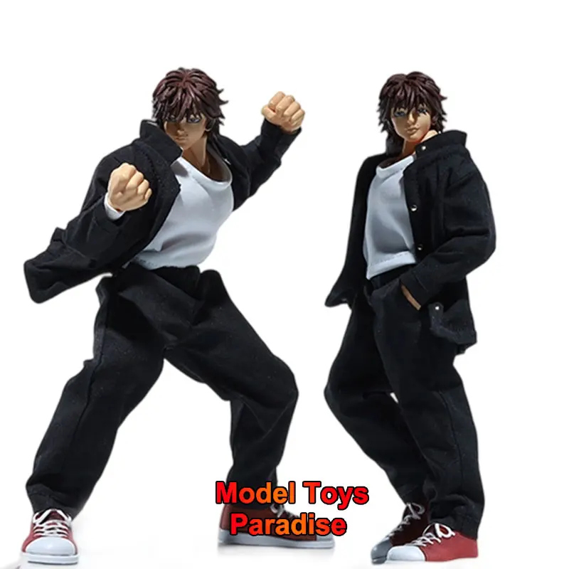 

В наличии масштаб 1/12, мужская школьная форма солдата Hanma Baki, аниме, игрушка Storm Muscle Boy, комплект одежды, подходит для 6-дюймовой экшн-фигурки, тело