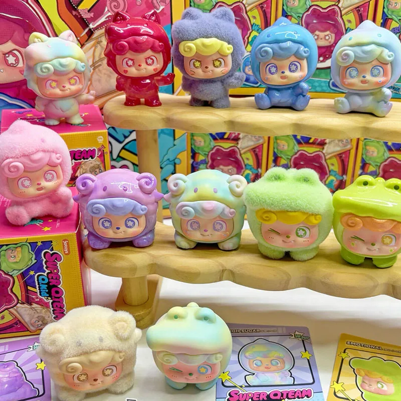 

Q.Kid Secret Team Mini Blind Box Authentic Cute Handmade Grain Decoration Collectible Toy Trendy Gift for Females