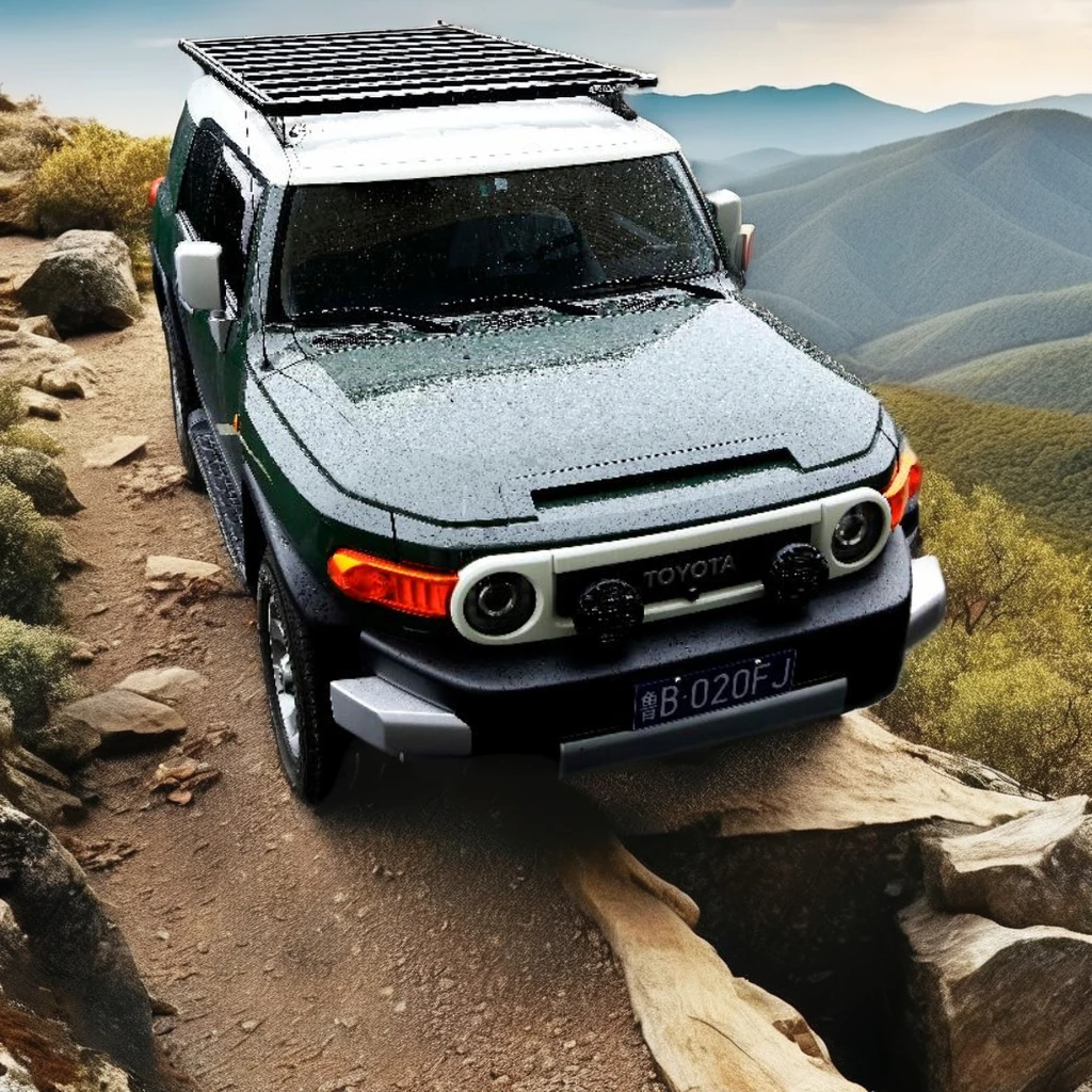 

Багажник на крышу с черным порошковым покрытием, алюминиевый багажник на крышу в стиле экспедиции, плоская платформа для Toyota FJ Cruiser
