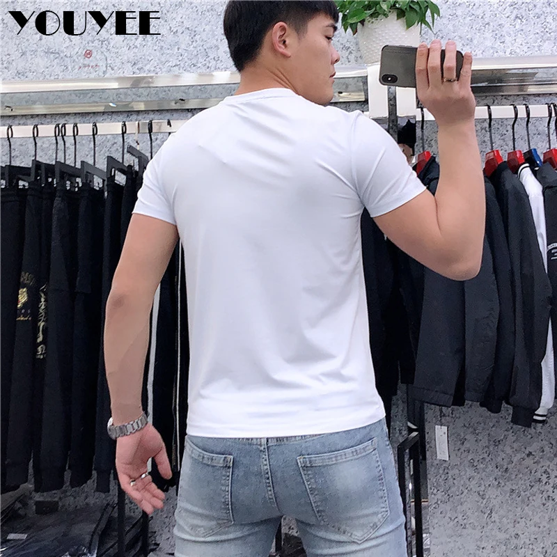 Designer T-shirt Male Fashion Brand trend Cartoon Printing Fit Hot Diamonds Tees Summer Casual Short Sleeve M-6XL Men Clothes