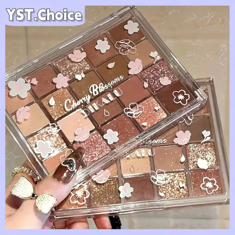 20Colors Eyeshadow Palette Matte Pearlescence Earth Milk Tea Color 20 Colors Large Eye Shadow Plate Eye Makeup