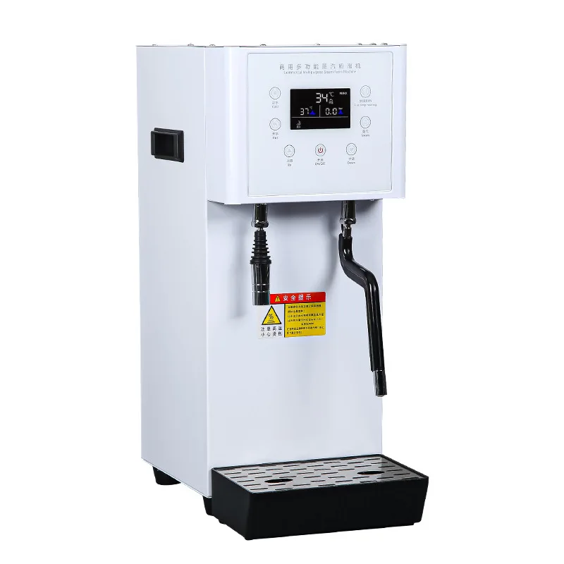

Large capacity double cylinder, commercial fixed temperature three-function steam boiling water machine, stepper coffee shop