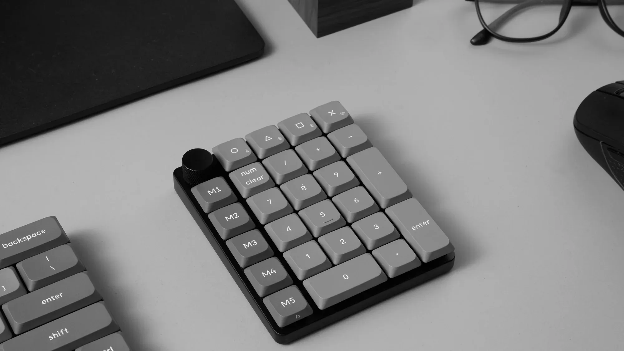 Keychron K0 Max QMK Wireless Custom Number Pad Acoustic Foams Hot