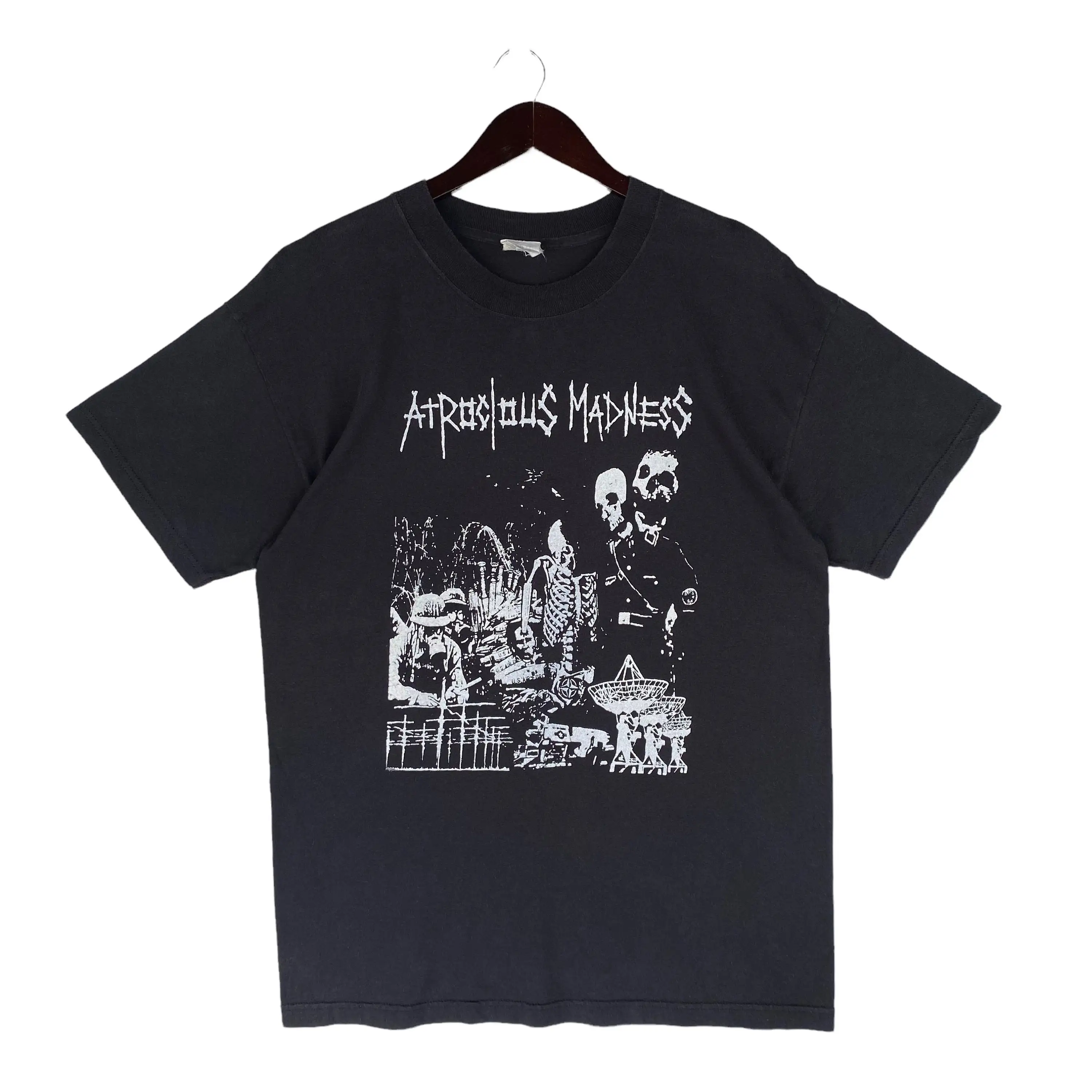 VINTAGE ATROCIOUS MADNESS Crust Punk Tour Europe 2002 Shirt