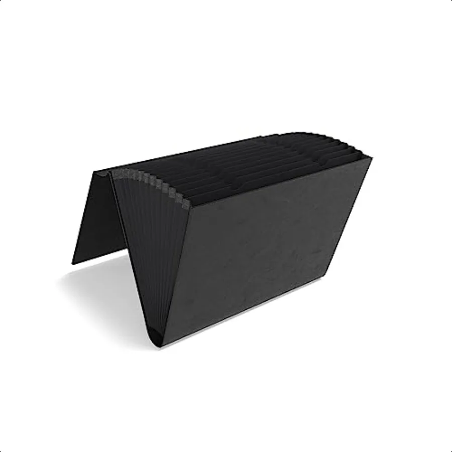 

Moisture Resistant Reinforced Faux Leather Accordion File 13Pocket Letter Size 2 Pack TR51793 51793VS