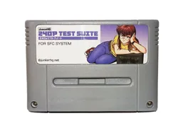 240p Test Suite - SNES/Super Famicom Edition240p Test Suite - SNES/Super Famicom Edition 16 Bit Game Card