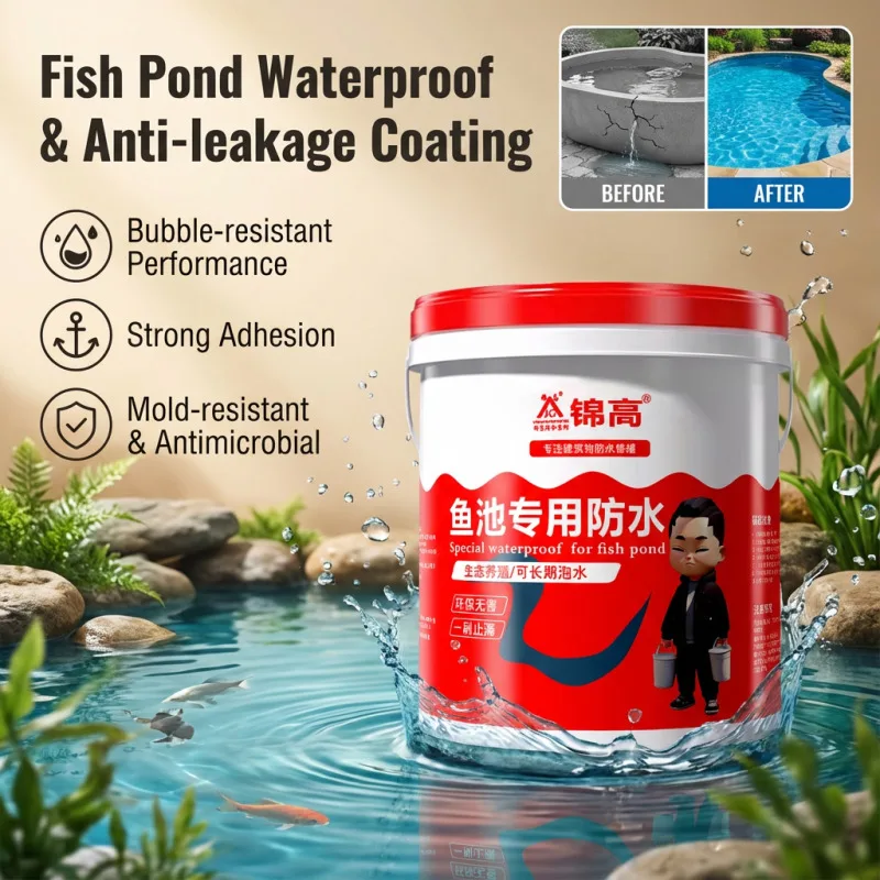 Adhesivo impermeabilizante y antipenetrante especial para piscinas y lluvia