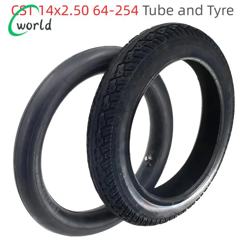 

High quality rubber 14 inch 14x2.50 64-254 inner and outer tires suitable for motorcycles