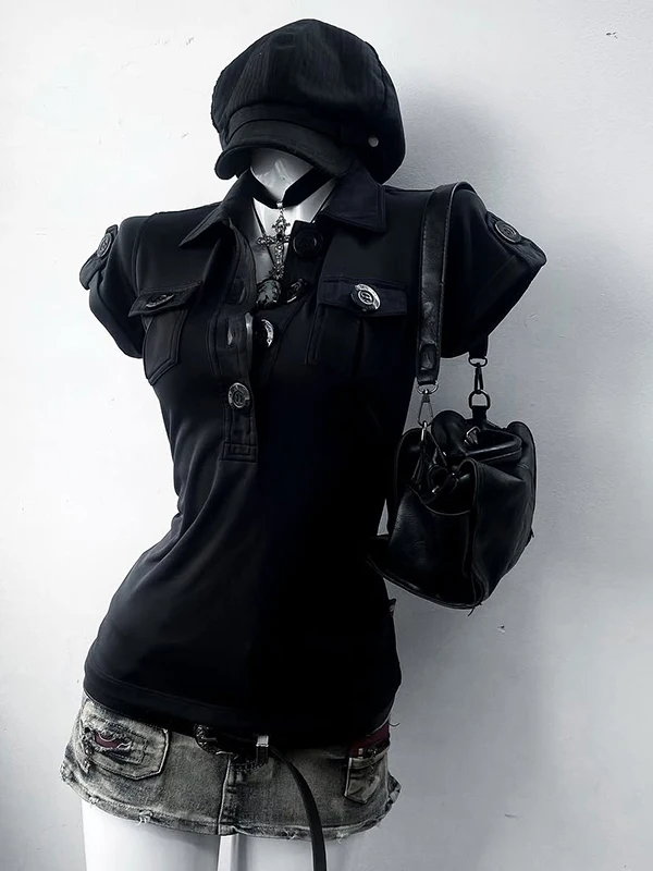 تصميم أصلي فريد من نوعه Bla ort Sve irt Vintage Sle Summer Faion تي شيرت نسائي مزيج القطن الرطوبة ng