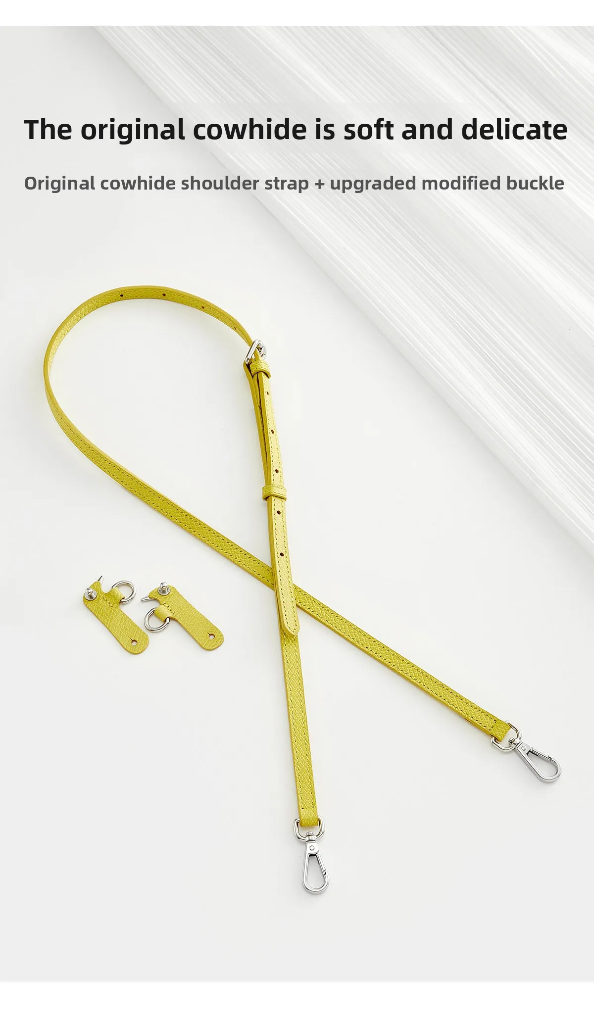 2026 New Leather Bag Strap For Longchamp Mini Lime Durable Fashion Without Punching Modification Bag Accessories