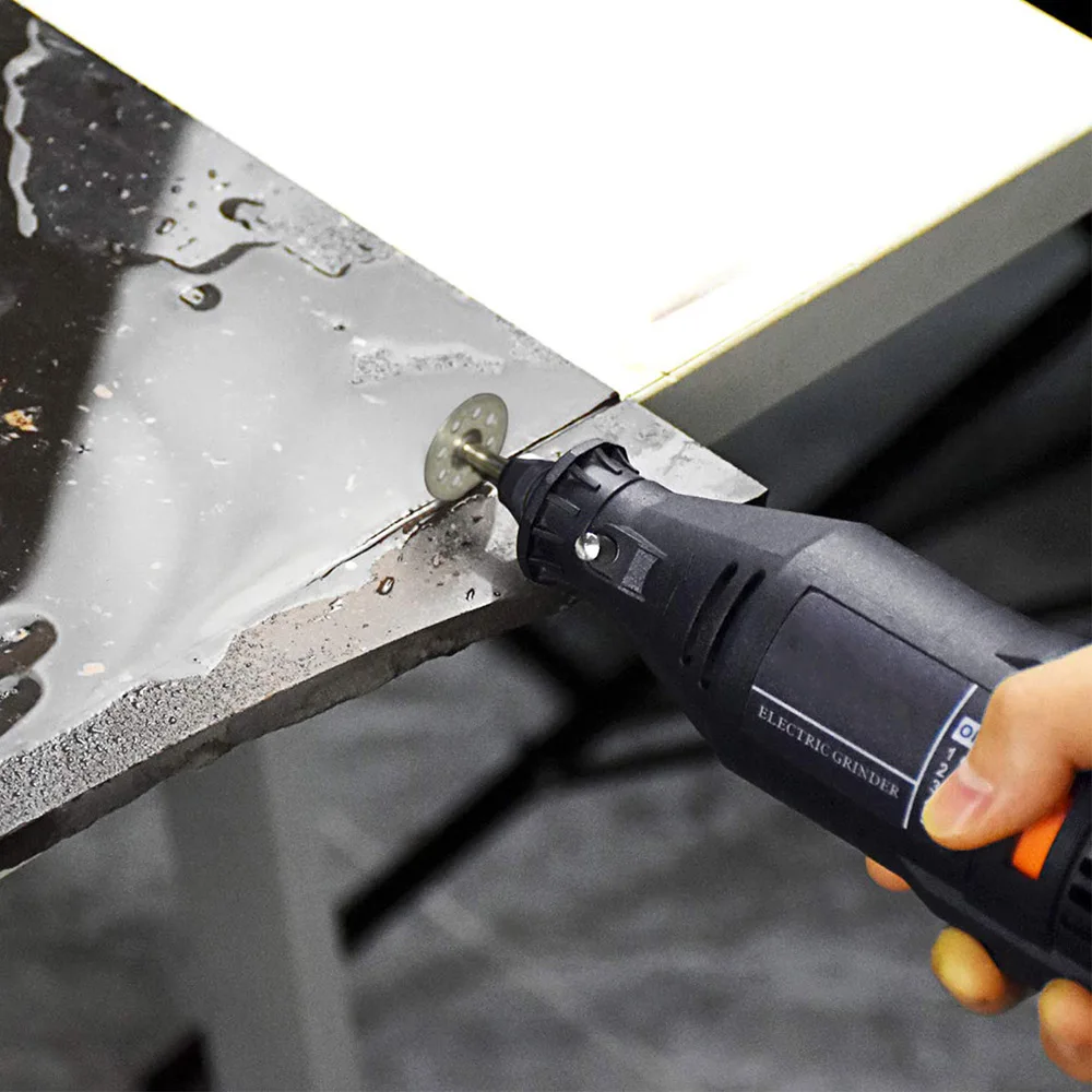 32-teiliges Trennscheiben-Drehwerkzeug-Set, perfekt zum Basteln/Schneiden von Holz/Metall/Kunststoff/Glas und Stein! Für Ihr Dremel-Rotationswerkzeug – Detail 3
