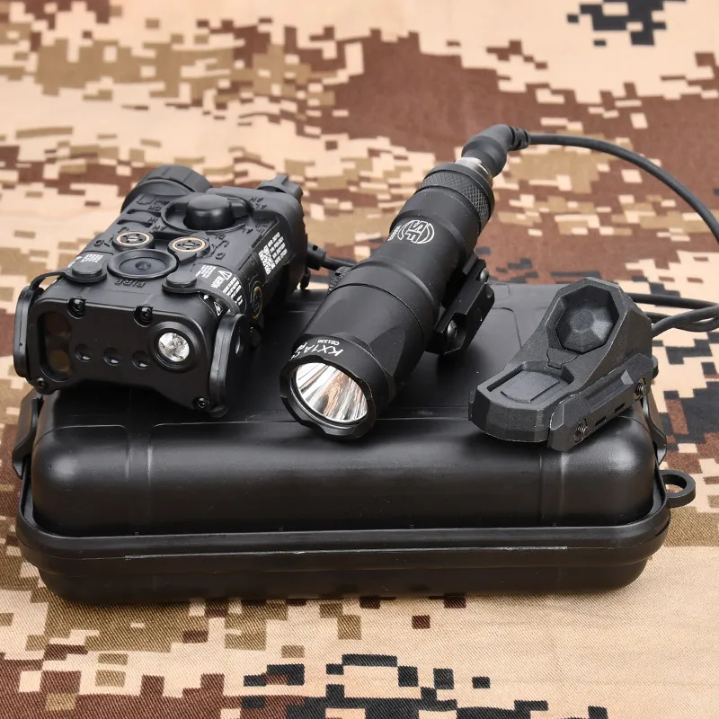 WADSN Tacti NGAL Красный Зеленый Синий Индикатор Surefire M300A M600U Охотничий Скаутский фонарь с двойным переключателем управления AXON Подходит для рейки 20 мм