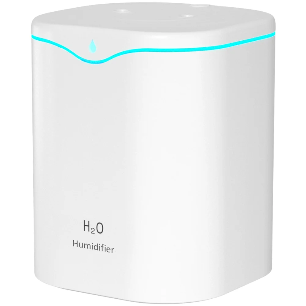 Compact Columnar 2L Humidifier with Dual Mist Outlets Fine Mist Generation and USB Power Compatibility for Desk Bedside Use