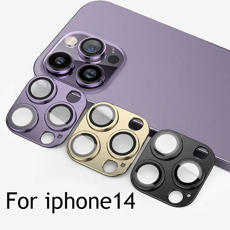 

1Pcs Camera Lens Protector for IPhone 14 13 12 11 Plus Pro Max Cam Shield Camera Protector Lens Metal Sticker Cover
