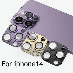 1 szt. osłona obiektywu aparatu do iPhone'a 14 13 12 11 Plus Pro Max Osłona aparatu Osłona obiektywu Metalowa naklejka na obiektyw