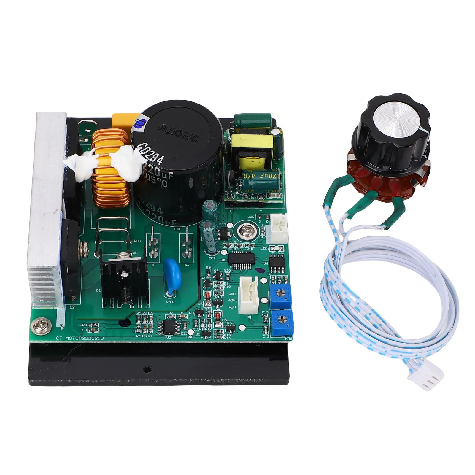 

Mini Lathe Control Board DC0-180V Output Universal DC Brush Motor Speed Regulator Module for 450-1100W Motor