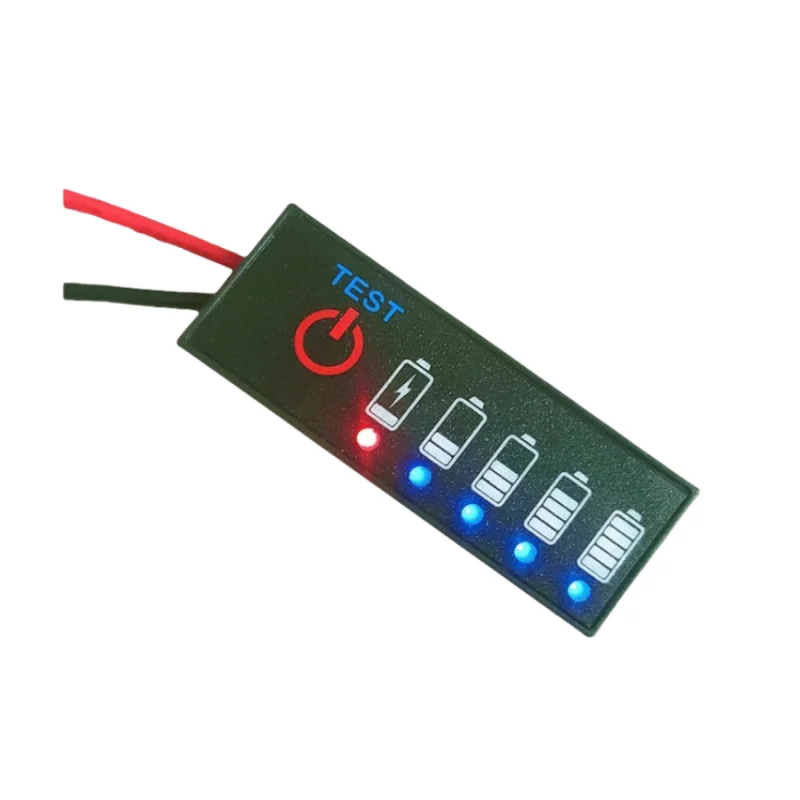 1pcs 3.7V-72V lithium battery power detection light board 12V lead-acid battery lithium iron phosphate power display