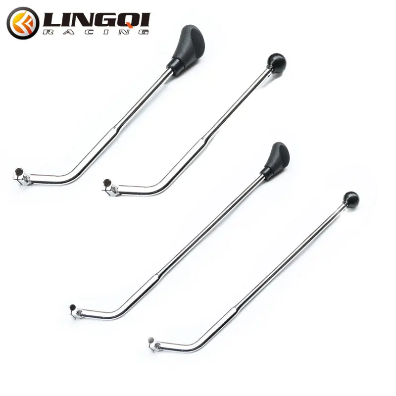 LINGQI Motorcycle Hand Gear Lever Shifter Handle 555mm 390mm Universal Foot Pedal Levers For Dirt Bike ATV Buggy Go Kart