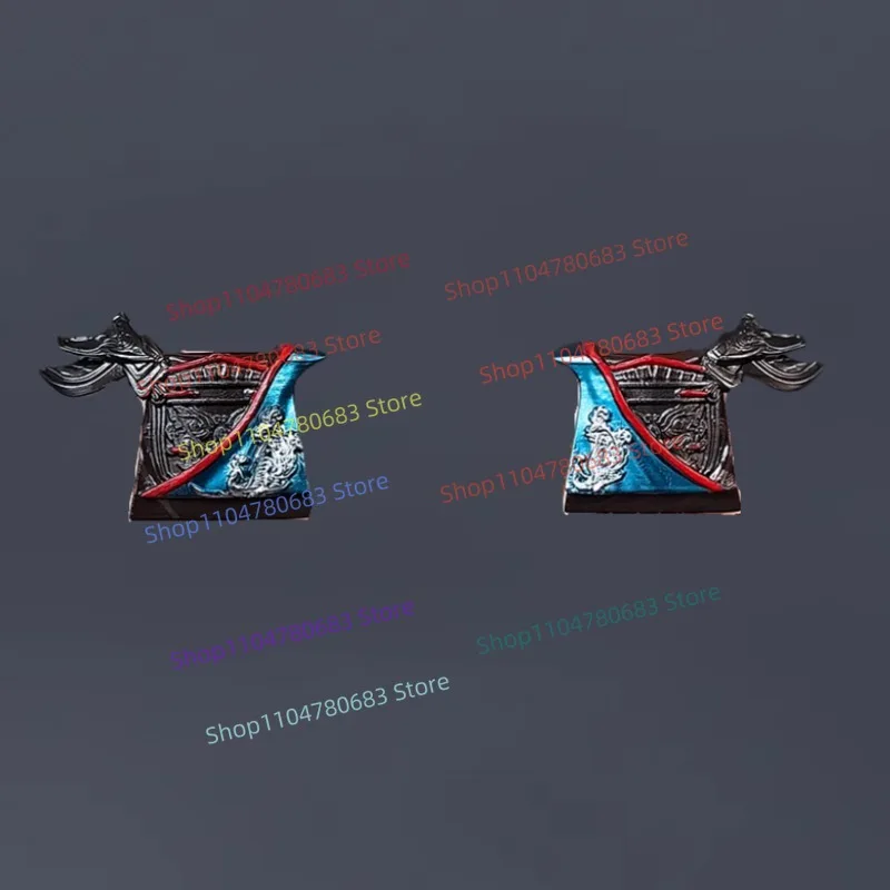 MOC 블록 중국 애니메이션 미니 피규어 갑옷 액세서리 조립 모델 트렌디 장난감 디스플레이 선물