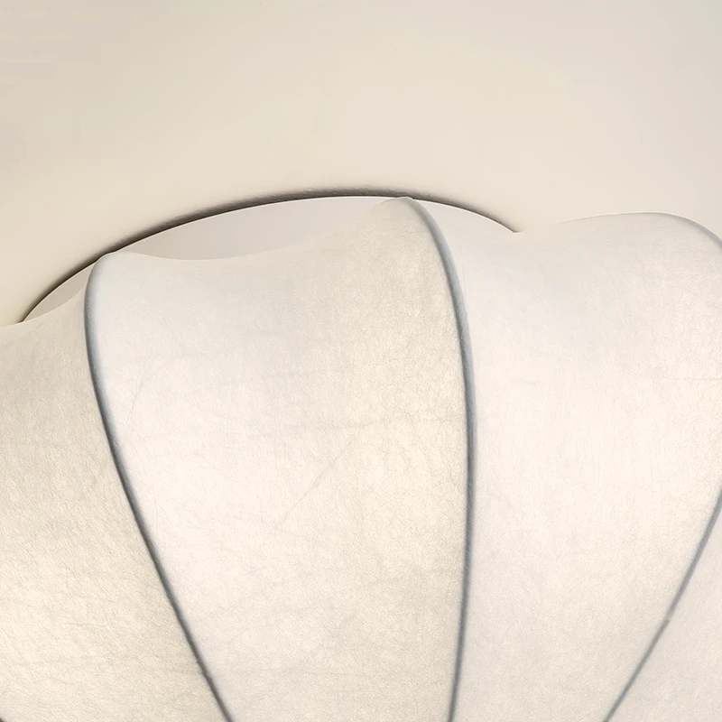 Zijden plafondlampen in Japanse stijl Creatieve slaapkamerlamp voor woonkamer Gastgezin Studie Kroonluchter voor de kinderkamer