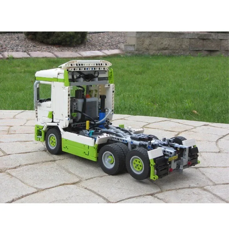 MOC-152547 Technic R500 6X2 Transport Truck Bouwsteen Model 1530 Onderdelen Kinderen Verjaardag Bouwsteen Speelgoed Cadeau